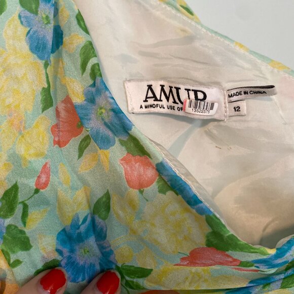 Amur Floral Cocktail Dress- Silk - Picture 5 of 8